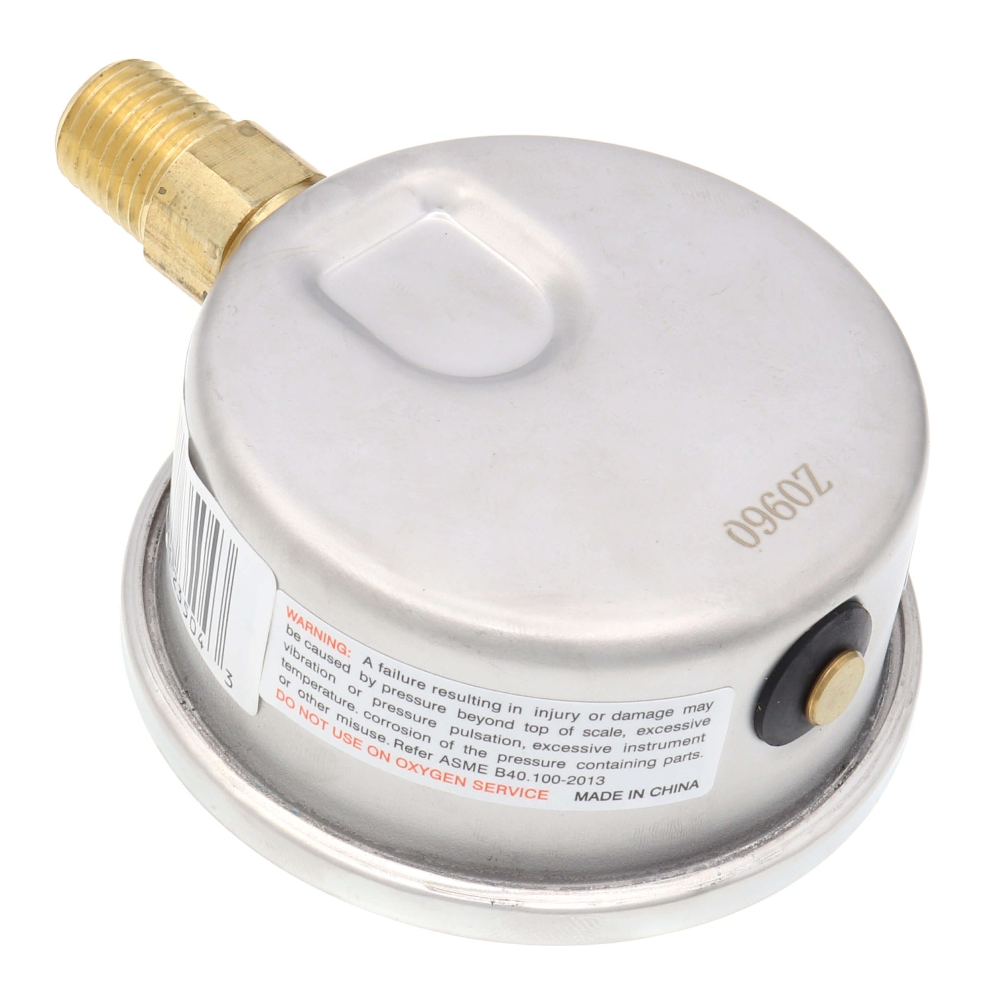 WINTERS INSTRUMENTS Winters Instruments PFQ817 2-1/2 inches Stainless Steel Liquid Filled Gauge (2.5 inch)