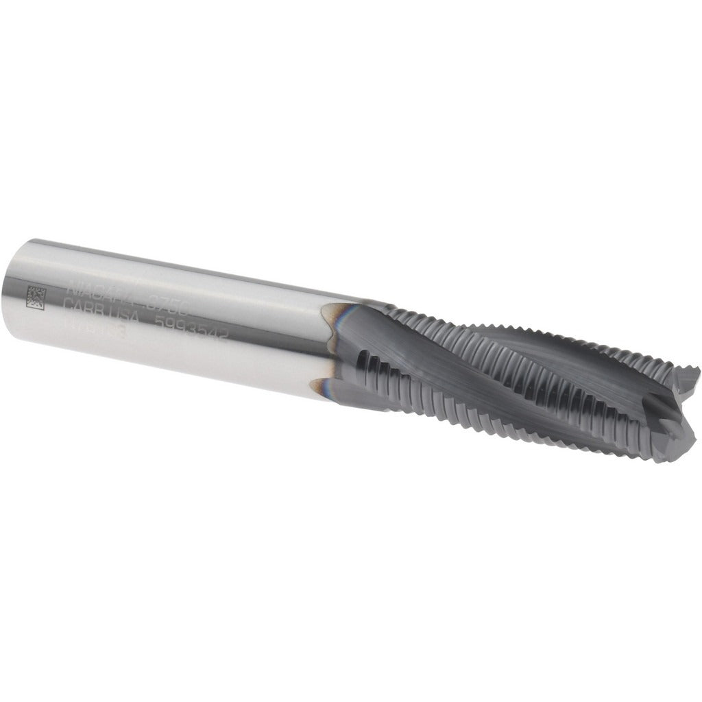 SECO TOOLS Seco 17004667 Roughing End Mill 3/8 in 4 Flute Solid Carbide