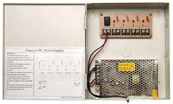Generic / Unbranded w-12vdc-4p/5a 12V Dc 4-channel Power Supply 5A Ptc
