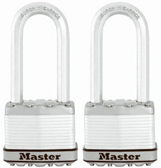 MASTER LOCK Master Lock Co M5XTLJCCSEN Ss Laminated Padlock 2 Pack