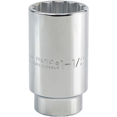 PROTO Proto J5348 Deep Hand Socket 8mm 6-point 3/8 Drive