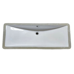 DAKOTA Dakota Plumbing Products US-3814W Undermount Vanity Sink White