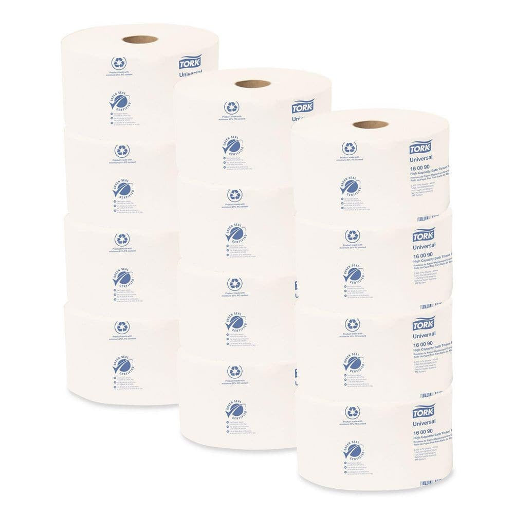 TORK Tork TRK160090 Bath Tissue Roll w/ OptiCore 2-Ply 3.80 in x 583.30 ft 12/Carton