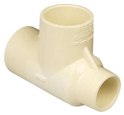 NIBCO Nibco Inc T00190C Cpvc Tee 3/4x1/2x3/4 Inch Branch Fitting