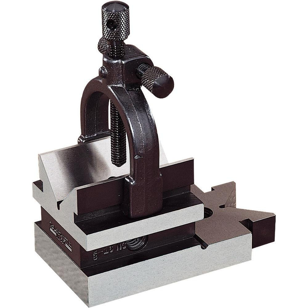 STARRETT Starrett 52588 V-block 1-5/16 in 90 Degree with Clamp