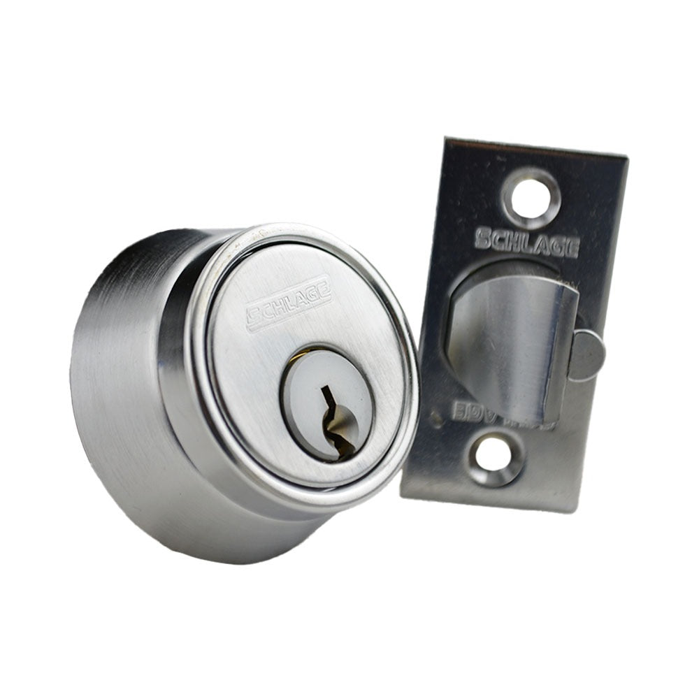 SCHLAGE Schlage Commercial B252P626 Double Cylinder Deadbolt Satin Chrome