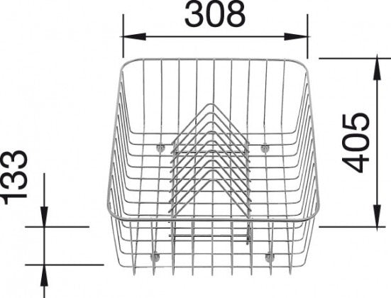 BLANCO Blanco 507829 Dish Basket with Plate Stacker (409 x 313 mm)