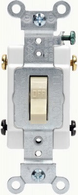 LEVITON Leviton S07-CS220-2IS 2-pole Toggle Switch 20A 120/277V 6-pack
