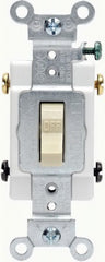 LEVITON Leviton S07-CS220-2IS 2-pole Toggle Switch 20A 120/277V 6-pack