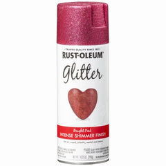 RUST-OLEUM Rust-oleum 276287 Glitter Spray Paint Bright Pink 10.25 Oz