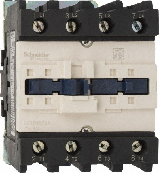 SCHNEIDER ELECTRIC Schneider Electric LC1D65004F7 Iec Contactor 80A 4P 110V