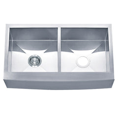 DAKOTA Dakota Plumbing DSZ-A5050 Apron Sink 33 in 50/50 Double Bowl