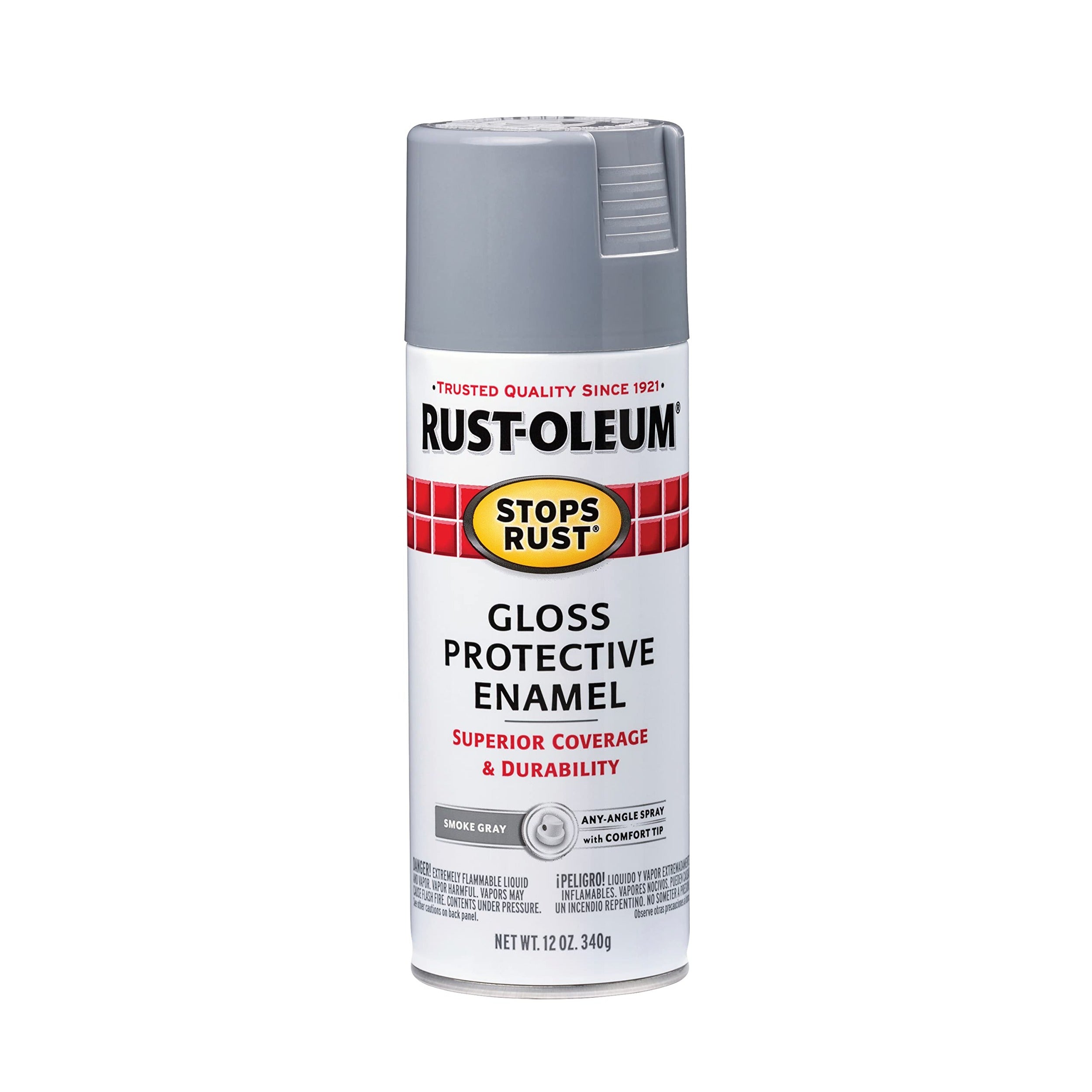RUST-OLEUM Rust-Oleum 7786830 Stops Rust Protective Enamel Spray Paint 12 oz Any-Angle