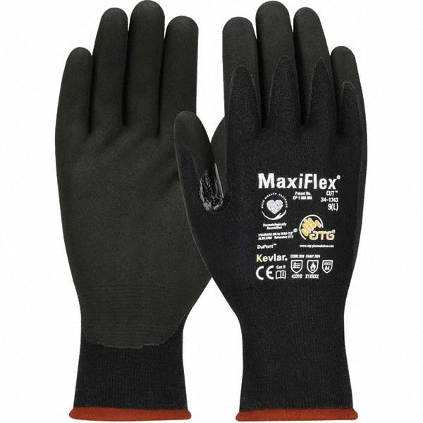 ATG Atg 34-1743/L Cut Resistant Gloves Large Ansi A4 Nitrile Kevlar