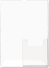 DEFLECTO Deflecto DEF590501 Superior Image Sign Holder with Pocket (9W x 4 1/2D x 10 3/4H)
