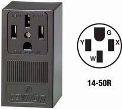 LEVITON Leviton Mfg Co R20-55050-P00 Range Outlet 50A Nema 14-50R