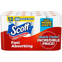 KIMBERLY-CLARK Kimberly-Clark KCC56672 Scott Choose-A-Sheet Paper Towels 12 / Pack KCC56672