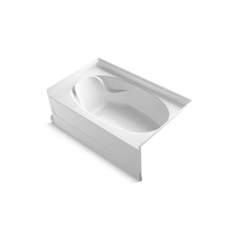 STERLING Sterling 71101122-0 Soaking Bathtub 40 Gal 60 in Alcove Right Drain
