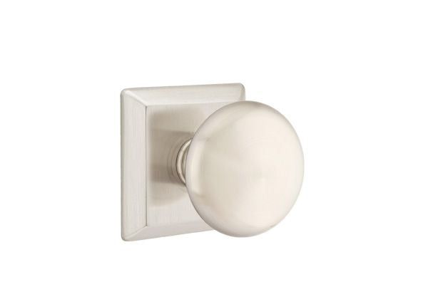 EMTEK Emtek 8131PUS15 Providence Passage Knob Quincy Rose Satin Nickel