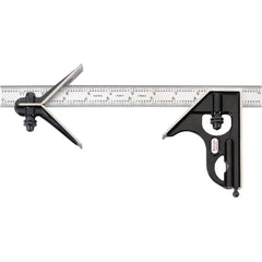 STARRETT Starrett 56397 Combination Square Set 12 in 3 Piece