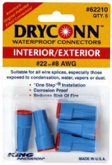 GARDNER BENDER Ecm Industries Llc 62210 Waterproof Wire Connector 5 Pack