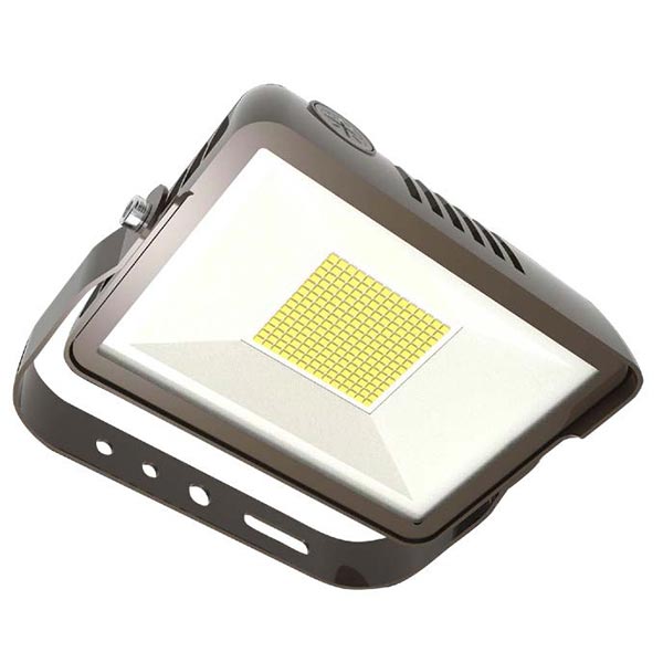 KEYSTONE TECHNOLOGIES Keystone KT-FLED35-R1A-UNV-8CSB-VDIM Compact 35W General Purpose LED Flood Light, Adjustable CCT 30K - 50K