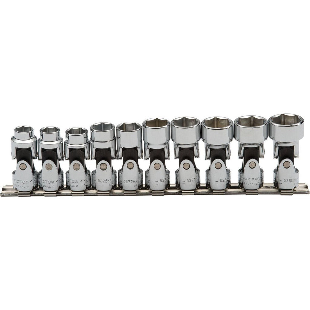 PROTO Proto J52201 Metric Socket Set 3/8 Drive 10pc 6pt