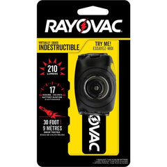 RAYOVAC Rayovac DIYPHL3AAA-BXTB Virtually Indestructible Performance Headlight 210 Lumens (3 AAA)