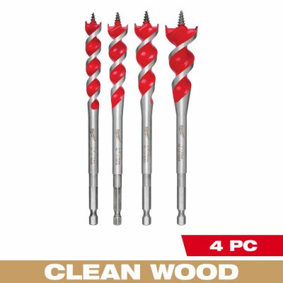 MILWAUKEE Milwaukee 48-13-0400 Speed Feed Wood Bit Set 4 Piece