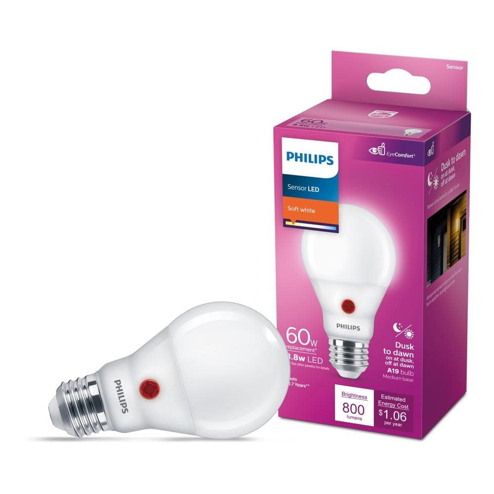 PHILIPS Philips 573238 A19 A-Line Pear LED 8.8W (220°) 60W Equivalent