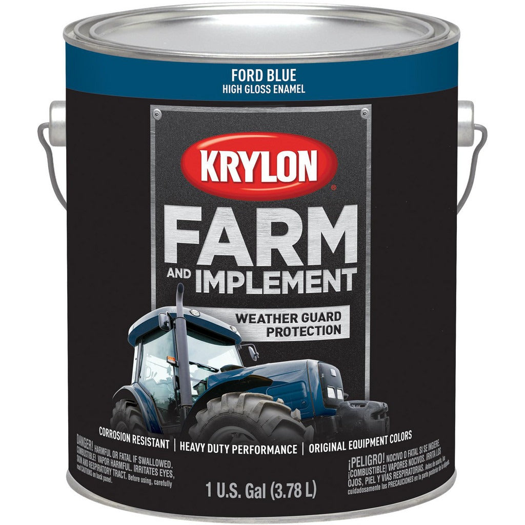 KRYLON Krylon K01967008 Ford Blue Brush-on Paint 1 Gal