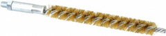SCHAEFER BRUSH Schaefer Brush 93610 Tube Brush Brass Bristles 0.5in