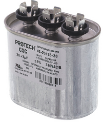 RHEEM Rheem 43-25135-23 Dual Run Oval Capacitor