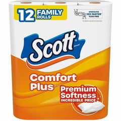 KIMBERLY-CLARK Kimberly-Clark KCC55211 Scott ComfortPlus Toilet Paper (12/Pack)