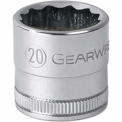 GEARWRENCH Gearwrench 80682 28mm 1/2 Drive 12 Point Standard Hand Socket