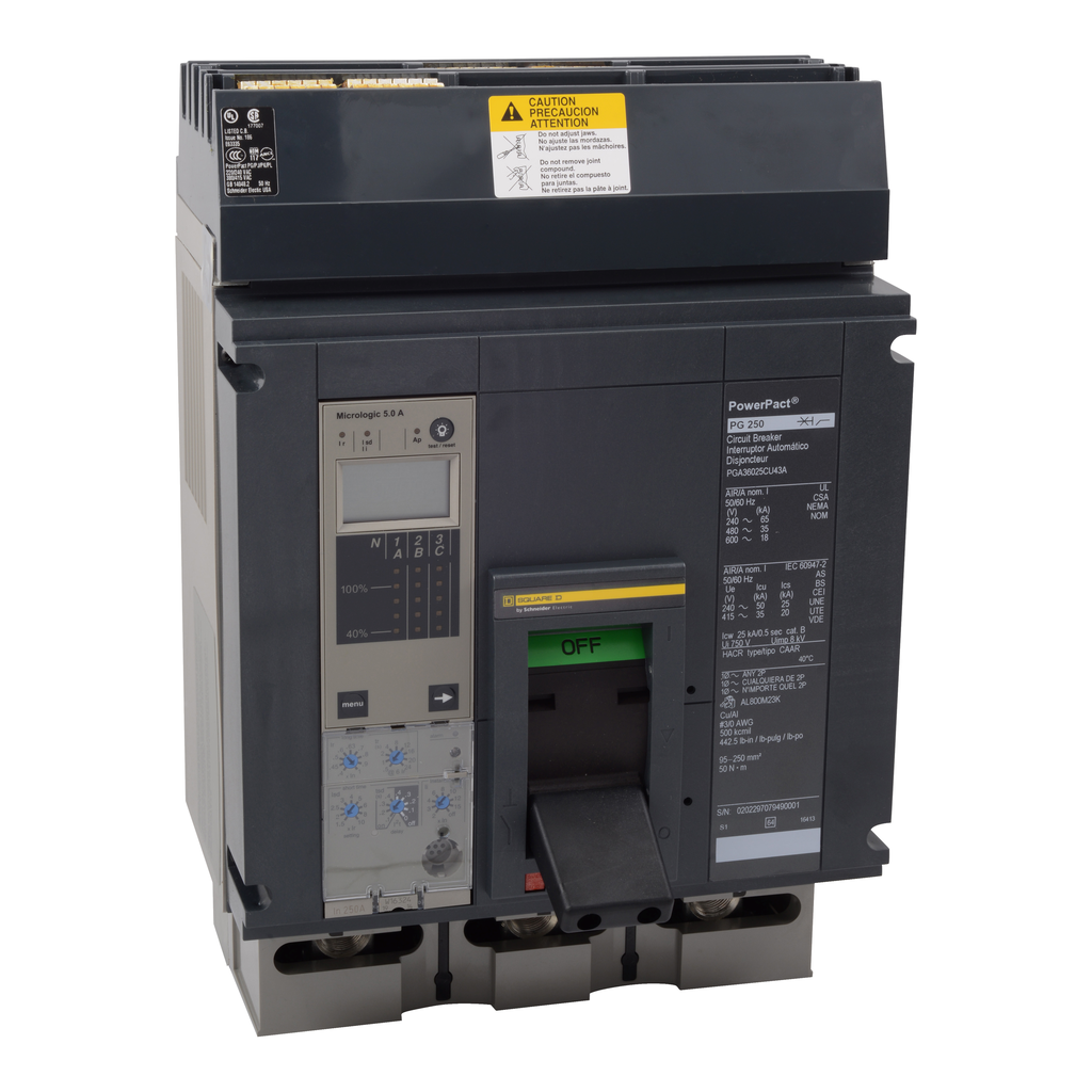 SCHNEIDER ELECTRIC PJA36060CU43A CIRCUIT BREAKERS