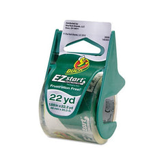 DUCK Duck DUC07307 Ez Start Carton Sealing Tape/Dispenser 1.88-Inch x 22.2 Yds (1.5-Inch Core)