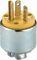 LEVITON Leviton Mfg Co 000-520PA-000 Armored Plug 20A Yellow