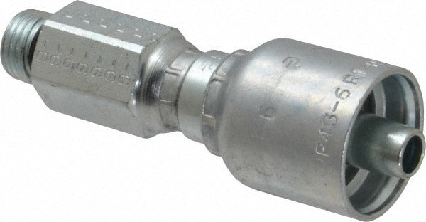 PARKER Parker 10G43-6-6 Male Swivel Hose Fitting 3/8 in Steel