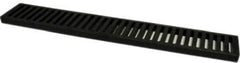 NDS Nds 243-1 Channel Grate 2 Inch Black Polyolefin