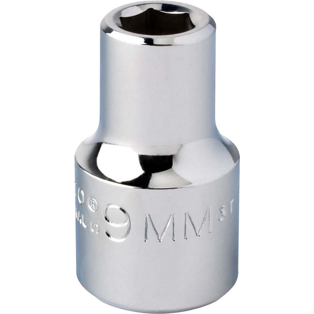 PROTO Proto J5409MH 9mm 6-point 1/2 in Drive Hand Socket
