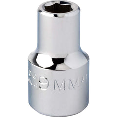 PROTO Proto J5409MH 9mm 6-point 1/2 in Drive Hand Socket