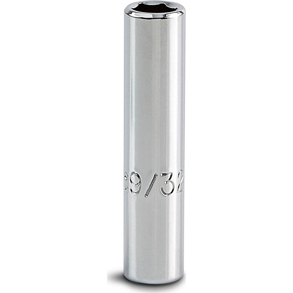 PROTO Proto J4709L Deep Hand Socket 9/32 in 6-point 1/4 Dr