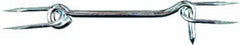 NATIONAL HARDWARE National Mfg N122-242 Gate Hook Staple 6 Inches Zinc 5 Pack