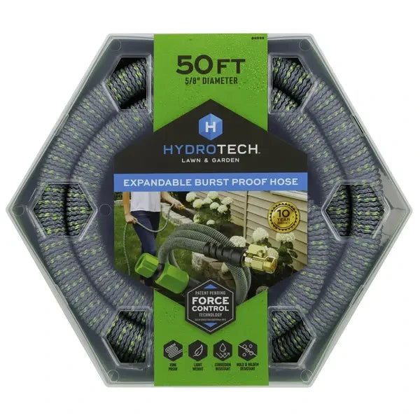 HYDROTECH Hydrotech 8989C3 Expandable Burst-Proof Hose 5/8 in x 50 ft