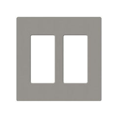 LUTRON Lutron Electronics SC-2-CS Satin Wallplate 2 Gang