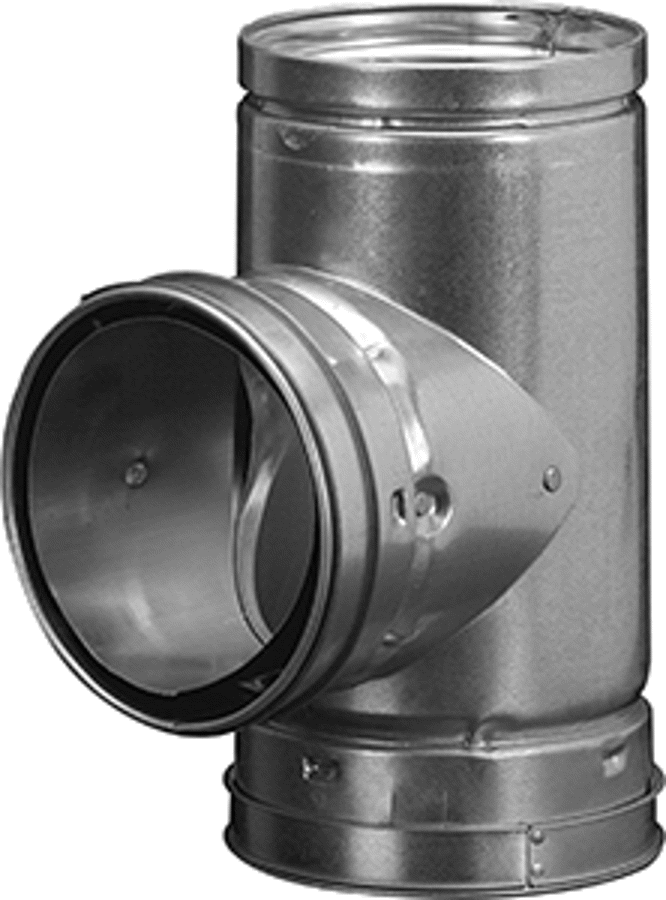HART & COOLEY Hart and Cooley 16311 B-Vent Tee (6 x 6 x 4)