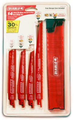 DIABLO Freud DS0014S Reciprocating Saw Blade Set 14 Piece
