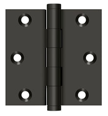 DELTANA Deltana DSB310B Square Door Hinge 3x3 in Oil Rubbed Bronze