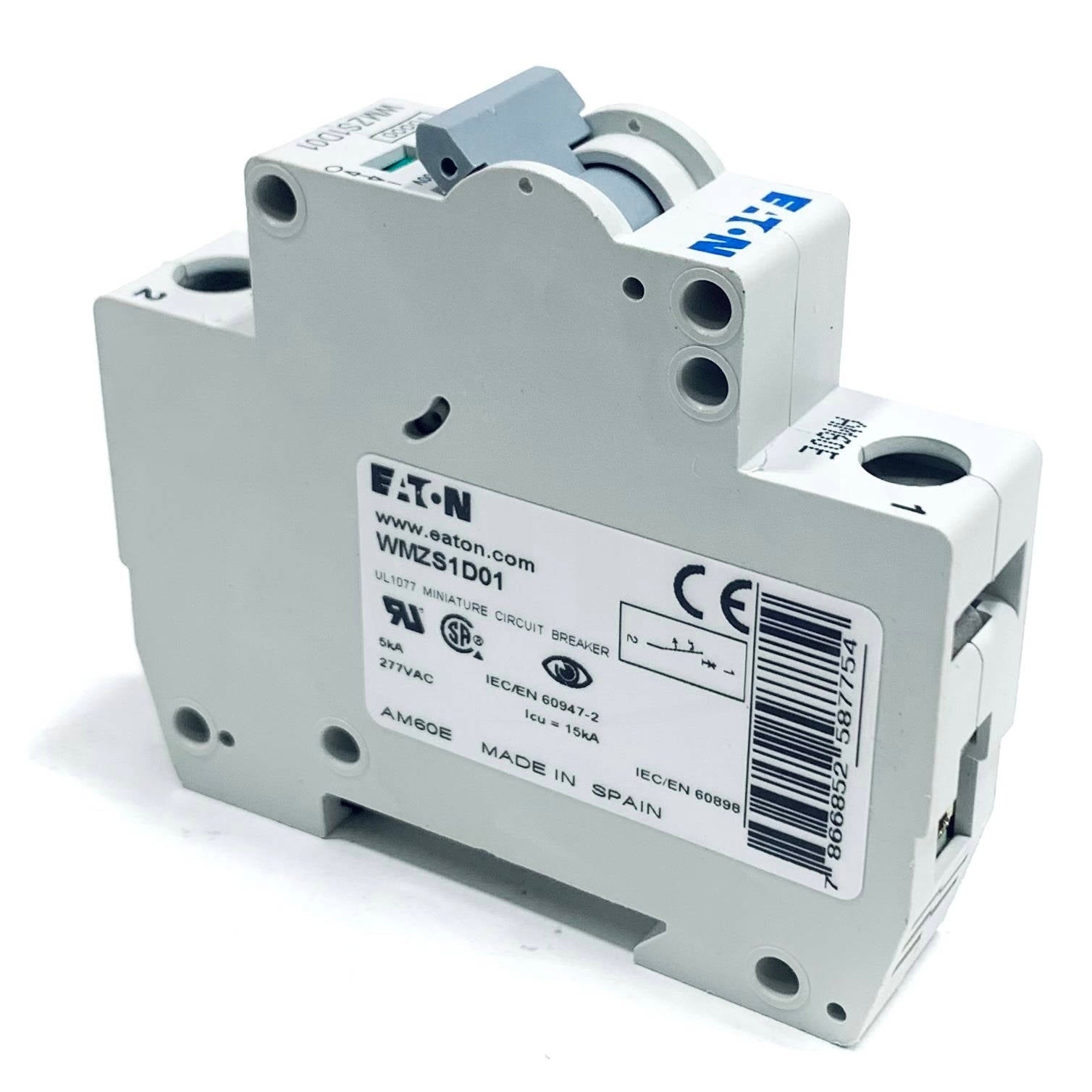 EATON Eaton WMZS1D01 Miniature Circuit Breaker 1 A (1 Pole) FAZ-D1-1-SP